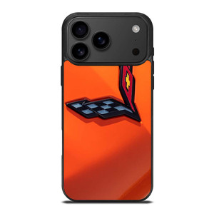 CORVETTE ORANGE LOGO iPhone 17 Pro Max Case