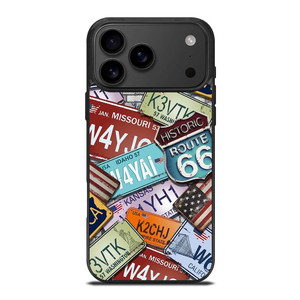 HISTORICAL ROUTE 66 NUMBER PLATE iPhone 17 Pro Max Case