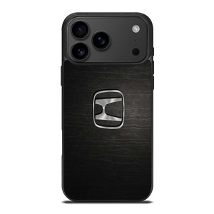 HONDA CHROME LOGO LEATHER iPhone 17 Pro Max Case