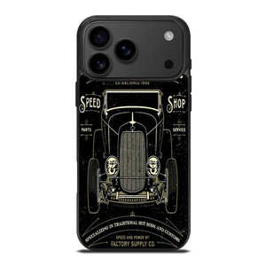 HOT RODS FACTORY VINTAGE RETRO CAR iPhone 17 Pro Max Case