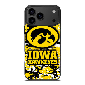 IOWA HAWKEYES CAMO iPhone 17 Pro Max Case