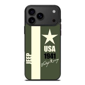 JEEP VINTAGE RACING USA iPhone 17 Pro Max Case