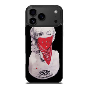 MARILYN MONROE RED BANDANA GANGSTER iPhone 17 Pro Max Case