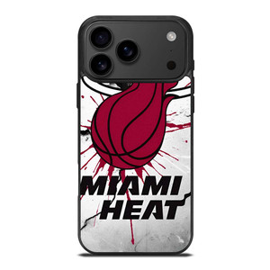 MIAMI HEAT CRACKED LOGO iPhone 17 Pro Max Case