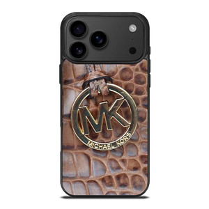 MICHAEL KORS BROWN LEATHER iPhone 17 Pro Max Case