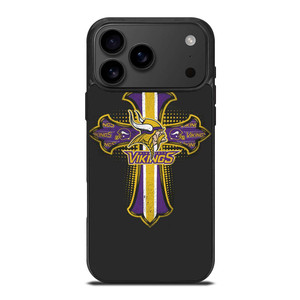 MINNESOTA VIKINGS LOGO CROSS iPhone 17 Pro Max Case