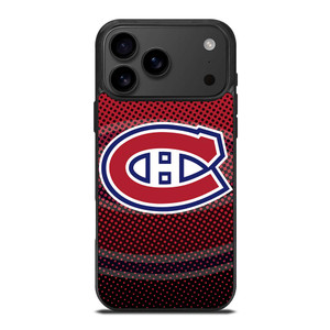 MONTREAL CANADIENS HALFTONE LOGO iPhone 17 Pro Max Case