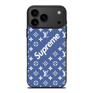 NEW SUPREME BLUE PATTERN iPhone 17 Pro Max Case NEW SUPREME BLUE PATTERN iPhone 17 Pro Max Case