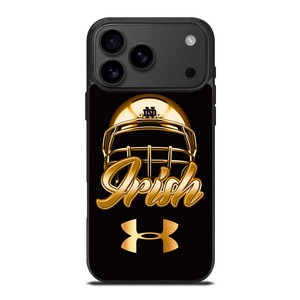NOTRE DAME IRISH UNDER ARMOUR GOLD iPhone 17 Pro Max Case