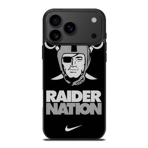 OAKLAND RAIDERS NATION NIKE iPhone 17 Pro Max Case OAKLAND RAIDERS NATION NIKE iPhone 17 Pro Max Case