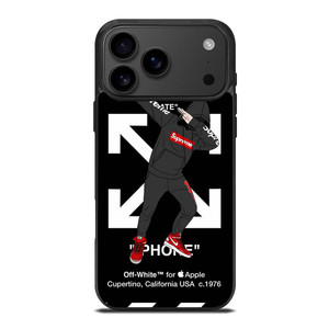 OFF WHITE DAB SUPREME iPhone 17 Pro Max Case OFF WHITE DAB SUPREME iPhone 17 Pro Max Case