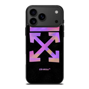 OFF WHITE PURPLE SPRAY iPhone 17 Pro Max Case