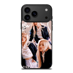 ROSE BLACKPINK SCRIBBLED iPhone 17 Pro Max Case ROSE BLACKPINK SCRIBBLED iPhone 17 Pro Max Case