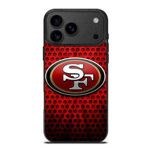 SAN FRANCISCO 49ERS SF METAL iPhone 17 Pro Max Case SAN FRANCISCO 49ERS SF METAL iPhone 17 Pro Max Case