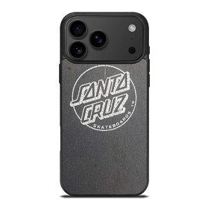 SANTA CRUZ SKATEBOARD LOGO ASPHALT iPhone 17 Pro Max Case SANTA CRUZ SKATEBOARD LOGO ASPHALT iPhone 17 Pro Max Case