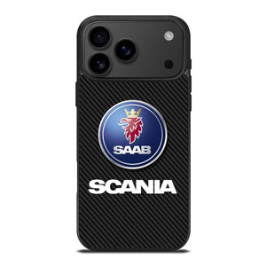 SCANIA TRUCK SAAB CARBON LOGO iPhone 17 Pro Max Case SCANIA TRUCK SAAB CARBON LOGO iPhone 17 Pro Max Case