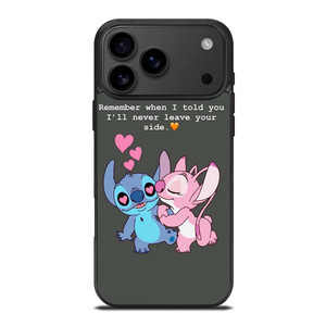 STITCH AND GIRLFRIEND LOVE QUOTE iPhone 17 Pro Max Case STITCH AND GIRLFRIEND LOVE QUOTE iPhone 17 Pro Max Case