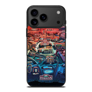 STRANGER THINGS WELCOME TO HAWKINS CARTOON iPhone 17 Pro Max Case STRANGER THINGS WELCOME TO HAWKINS CARTOON iPhone 17 Pro Max Case