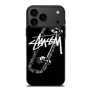 STUSSY SKATEBOARD ART iPhone 17 Pro Max Case STUSSY SKATEBOARD ART iPhone 17 Pro Max Case