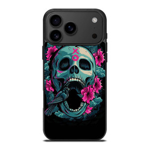 SUGAR SKULL FLOWERS TATTOO iPhone 17 Pro Max Case SUGAR SKULL FLOWERS TATTOO iPhone 17 Pro Max Case