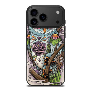 SUGAR SKULL OWL TATTO LOGO iPhone 17 Pro Max Case SUGAR SKULL OWL TATTO LOGO iPhone 17 Pro Max Case