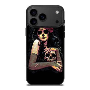 SUGAR SKULL TATTOO GIRL iPhone 17 Pro Max Case SUGAR SKULL TATTOO GIRL iPhone 17 Pro Max Case