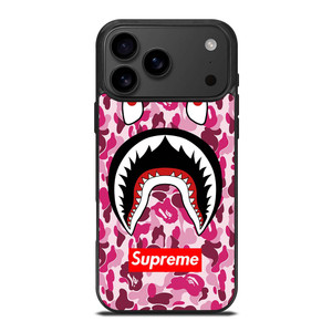 SUPREME BAPE CAMO SHARK iPhone 17 Pro Max Case SUPREME BAPE CAMO SHARK iPhone 17 Pro Max Case