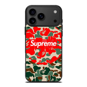 SUPREME BAPE CAMO iPhone 17 Pro Max Case SUPREME BAPE CAMO iPhone 17 Pro Max Case