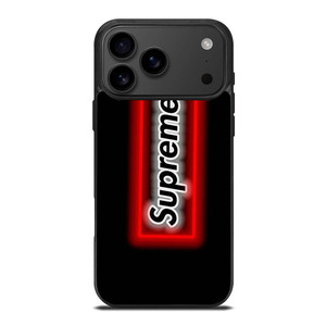 SUPREME LOGO NEON BOX iPhone 17 Pro Max Case SUPREME LOGO NEON BOX iPhone 17 Pro Max Case