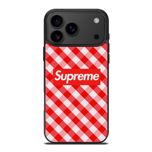 SUPREME RED GINGHAM iPhone 17 Pro Max Case SUPREME RED GINGHAM iPhone 17 Pro Max Case