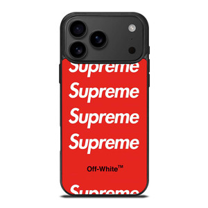 SUPREME RED OFF WHITE iPhone 17 Pro Max Case SUPREME RED OFF WHITE iPhone 17 Pro Max Case