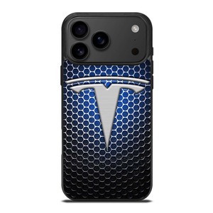 TESLA LOGO BLUE LIGHT iPhone 17 Pro Max Case TESLA LOGO BLUE LIGHT iPhone 17 Pro Max Case