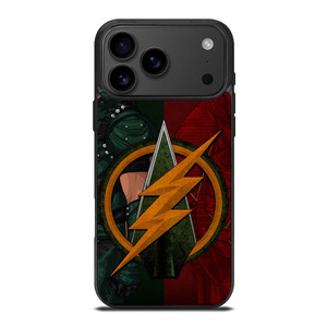 THE FLASH GREEN ARROW LOGO DC iPhone 17 Pro Max Case THE FLASH GREEN ARROW LOGO DC iPhone 17 Pro Max Case