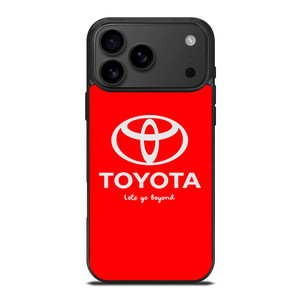 TOYOTA LETS GO BEYOND LOGO RED iPhone 17 Pro Max Case