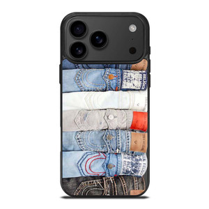 TRUE RELIGION BRAND JEANS COLLAGE iPhone 17 Pro Max Case TRUE RELIGION BRAND JEANS COLLAGE iPhone 17 Pro Max Case