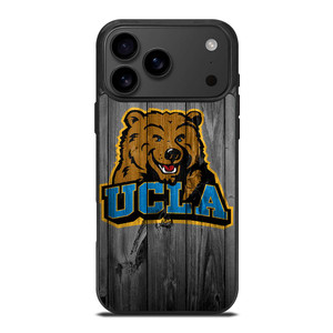 UCLA BRUINS FOOTBALL WOODEN LOGO iPhone 17 Pro Max Case UCLA BRUINS FOOTBALL WOODEN LOGO iPhone 17 Pro Max Case