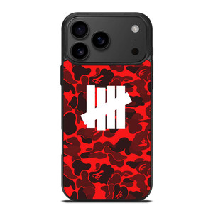 UNDEFEATED BAPE CAMO RED iPhone 17 Pro Max Case UNDEFEATED BAPE CAMO RED iPhone 17 Pro Max Case