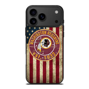 WASHINGTON REDSKINS AMERICAN FLAG iPhone 17 Pro Max Case