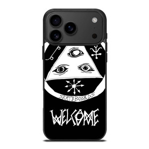 WELCOME SKATEBOARDS LOGO BLACK iPhone 17 Pro Max Case WELCOME SKATEBOARDS LOGO BLACK iPhone 17 Pro Max Case