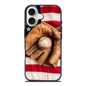 BASEBALL GLOVE AMERICAN FLAG iPhone 17 Case