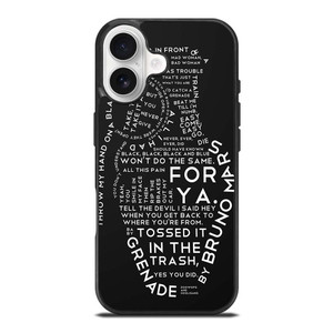 BRUNO MARS LYRICS iPhone 17 Case