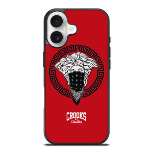 CROOK AND CASTLES BANDANA RED iPhone 17 Case