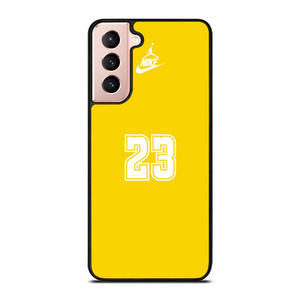 NIKE 23 YELLOW AIR JORDAN Samsung Galaxy S21 Case NIKE 23 YELLOW AIR JORDAN Samsung Galaxy S21 Case