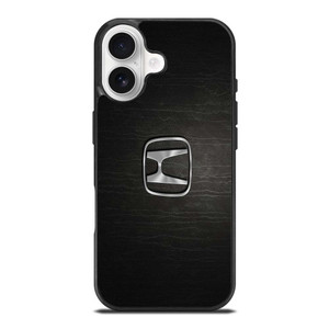HONDA CHROME LOGO LEATHER iPhone 17 Case