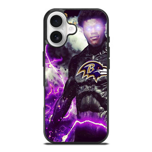 LAMAR JACKSON BALTIMORE RAVENS ART iPhone 17 Case