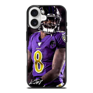 LAMAR JACKSON BALTIMORE RAVENS SIGNATURE iPhone 17 Case