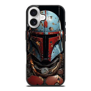 MANDALORIAN HELMET RUSTY iPhone 17 Case