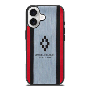 MARCELO BURLON STRIPE LOGO iPhone 17 Case