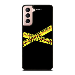 OFF WHITE LOGO STRIP Samsung Galaxy S21 Case