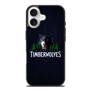 MINNESOTA TIMBERWOLVES WOODEN LOGO iPhone 17 Case